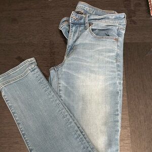 American Eagle Skinny Jeans Super Stretch Size 6 LONG